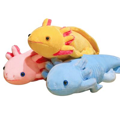 45cm Kawaii Colorful Newt Plush Toy Stuffed Cute Axolotl Sal