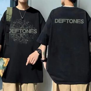 Men Double Floral shirts Burst Deftones Print Women Sided