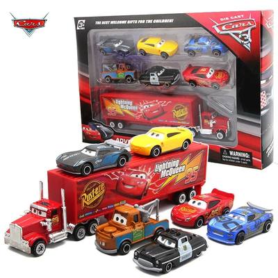 7PCS/Set Disney Pixar Car 3 Lightning m/c/Queen Jackson Stor