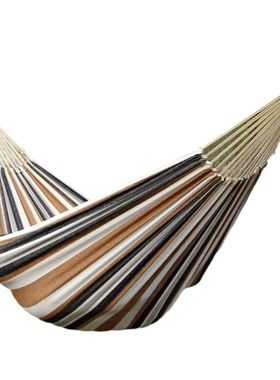NewOutdoor Indoor Canvas Single Hammock Outdoor Camping Indo