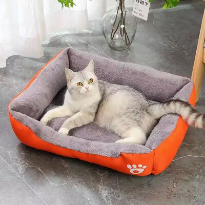 Large Pet Cat and Dog Bed Warm Comfortable Dog House Soft PP