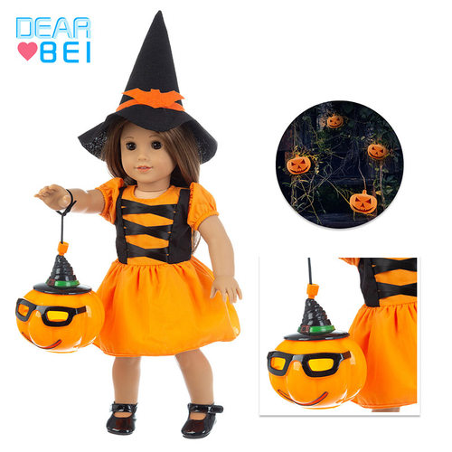 Halloween doll dress 18 inch American girl doll dress doll d