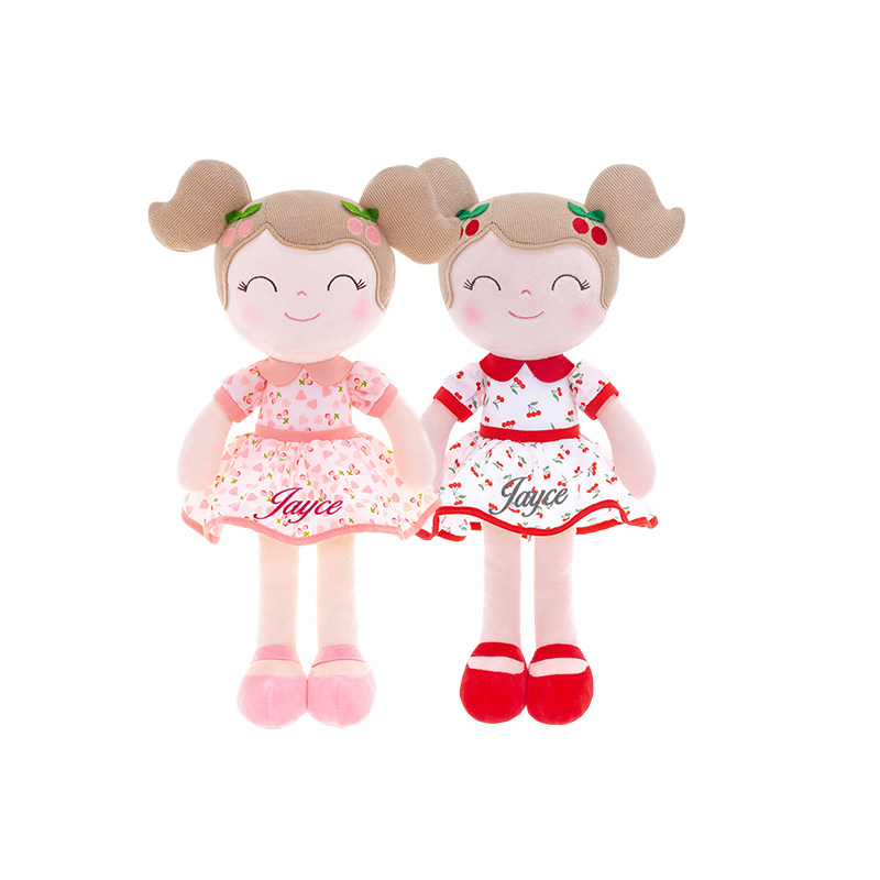 personalized gloveleya plush doll cherry girl dolls cloth to