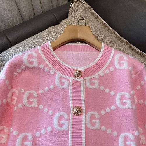Autumn Winter Sweet Buttons O-neck Sweater Femme Fashion Let