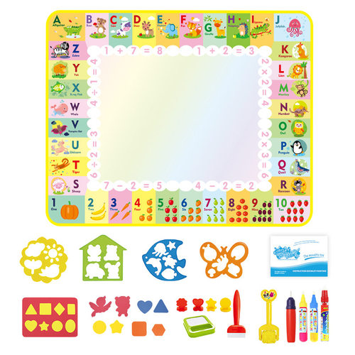 120*90cm water canvas clear water writing blanket children's