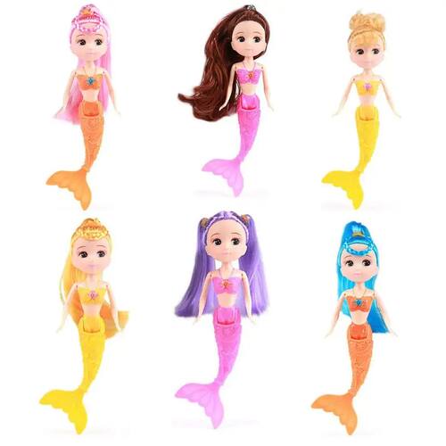 Doll Kawaii Items 16 cm Mini Mermaid Miniature Kids Toys Fre