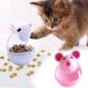 Bowl Toy Feeder Pet Rolling Cat Food Dispenser Mouse Leakage