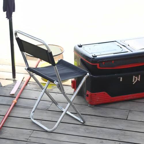 Outdoor Folding Chair Stainless Steel Folding Stool Portable