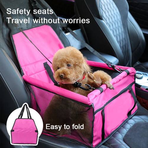 Dog Car Seat Cover Folding Hammock Pet Carriers Bag Basket C