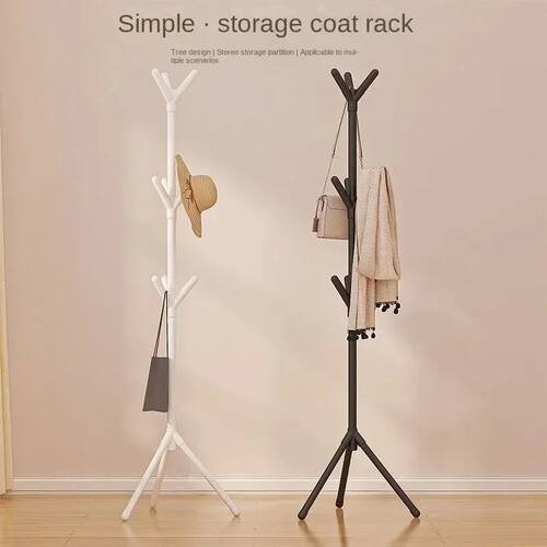 Clothes Rack Stand Tree Branch Shape Multi Hook Mobile and C