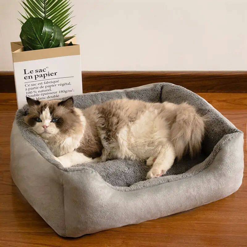 Bed Cats Square Cat's house Cat Sofa Soft Removable for Cat图片