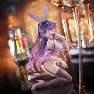 约会大作战夜刀神十香兔女郎手办坐姿动漫周边机箱桌面可爱摆件