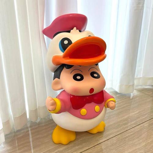 唐老鸭蜡笔小新大号手办摆件