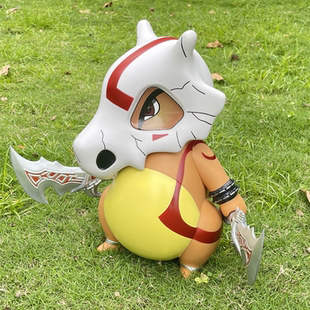 大号卡拉卡拉战神手办可达鸭杰尼龟小火龙摆件宠物小精灵神奇宝贝