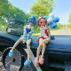 Синяя аромотерапия, воздушный шар, наклейка, цветочный принт