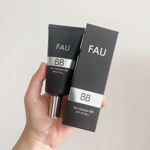 正品授权韩国V FAU再生修复黑管BB霜遮瑕防晒SPF37保湿粉底液CC棒