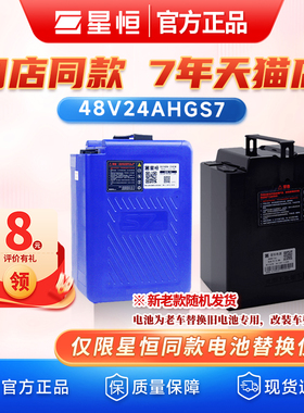 星恒锂电池48V24AhXH20Ah-J适用于各大品牌电动车锂电池48V