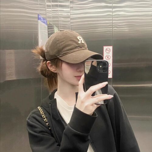虞书欣同款棒球帽子女夏季R标帽