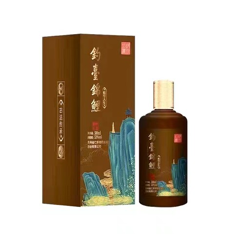 钓台锦鲤（悦享人生）53度纯粮酱香型500ml整箱六瓶装