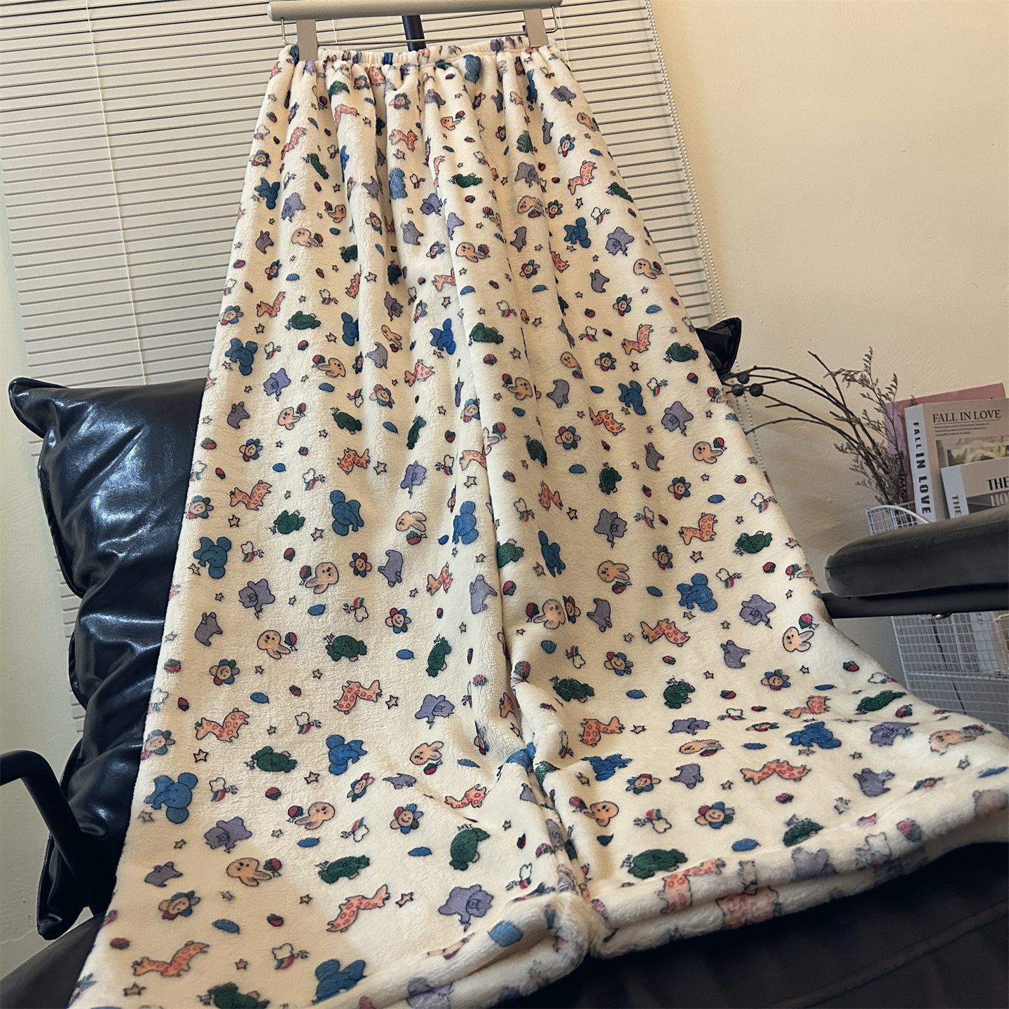 高个子加长170cm阔腿睡裤女