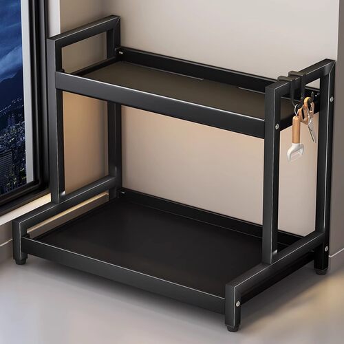 德国进口加厚碳钢厨房收纳架免