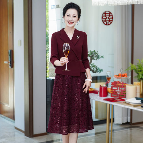 高端喜婆婆婚宴装婚礼宴会礼服裙