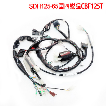 适用新大洲本田SDH125-65国四锐猛CBF125T主线束 全车线路主电缆