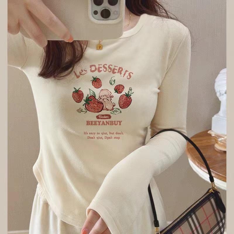 德绒打底衫女新款秋冬义乌