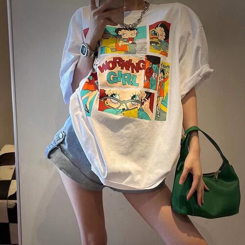 夏季欧美街头风设计感正肩