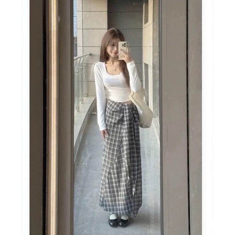 正肩白色低领打底衫女2026秋季纯棉长袖T恤美式修身纯欲内搭上衣,女装/女士精品,T恤,淘宝优惠券,粉丝福利购,淘宝优惠卷