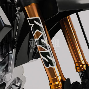 适用于 摩托车前叉改装避震器贴纸 黄龙 川崎 KYB 减震器汽杆贴花