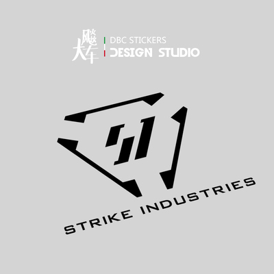 STRIKE INDUSTRIES水弹战术配件汽车工具箱贴纸 军标防水反光贴花