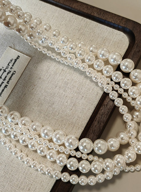 法式珍珠项链女小众轻奢高级感气质百搭锁骨链2025年新款颈链礼物