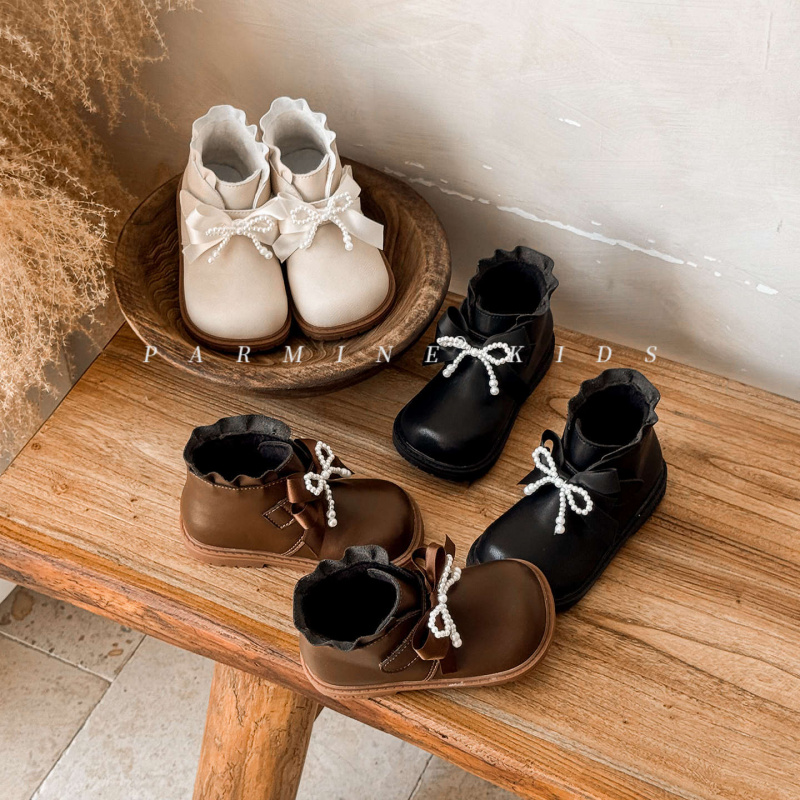 公主棉靴加绒保暖童靴