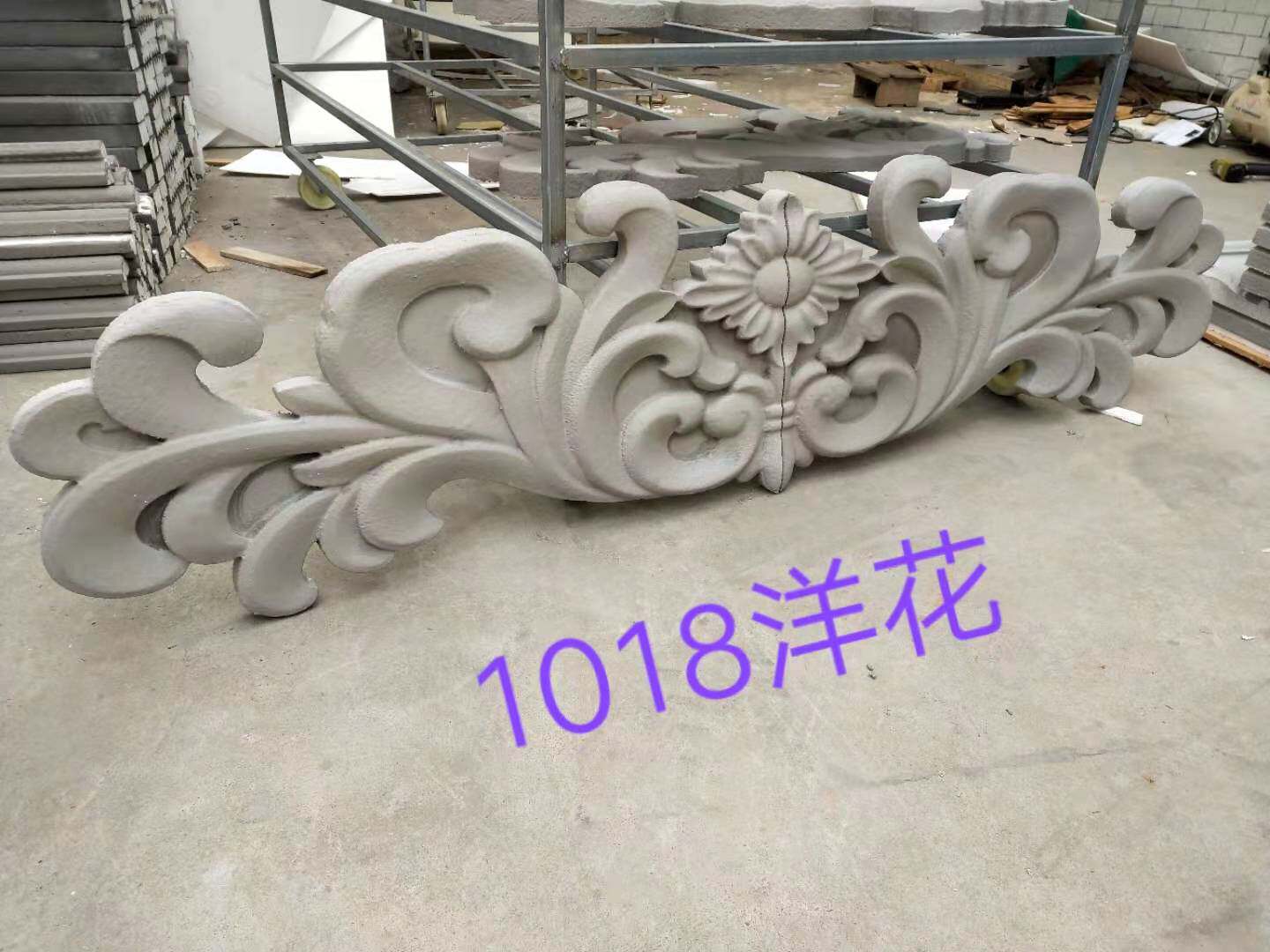 eps泡沫花板洋花欧式罗马柱浮雕室外门头雕花 外墙装饰贴花