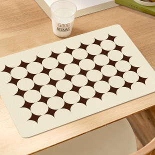可爱简约小餐垫可定制防水防污防油防烫餐垫免洗耐磨耐刮酒店餐垫