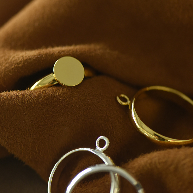 镀金纯铜手工饰品戒指