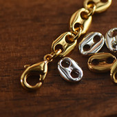 黄铜电镀金银保色猪鼻子猪腰片连接片项链装 DSz 饰片diy手工