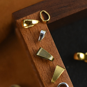 DSz 黄铜瓜子扣吊坠连接配件金银古铜色项链挂饰连接件diy手工