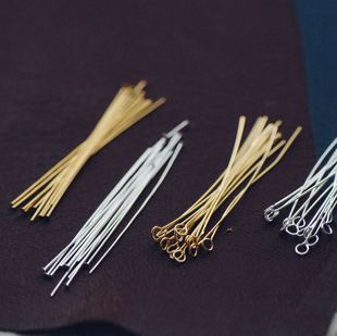 金银古铜加细9针T针保色基础配件diy手工饰品串珠用0.5mm DSz