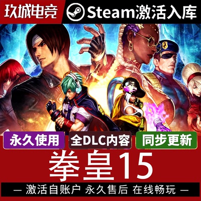 拳皇15Steam激活码CDK全DLC豪华版电脑游戏国区游戏入库激活