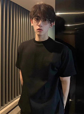 GTLA线上商店GATL博主穿搭冰感速干240克打底衫小领口圆领短袖T恤