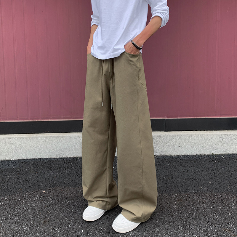 GTLA线上商店叁佰TTBRO新品田尼克工作室潮时尚铆钉弯刀裤休闲裤