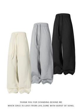 GTLA线上店铺叁佰TTBRO新品田尼克工作室潮流时尚宽松大码休闲裤