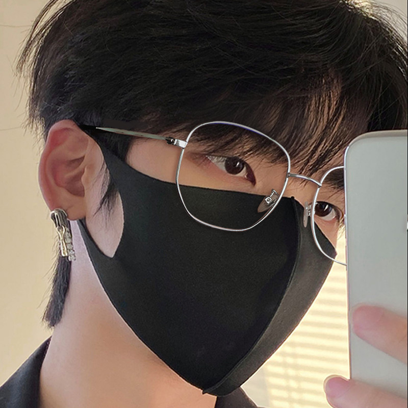 防蓝光眼镜男近视超轻有度数可配痞帅眼睛框抗辐射平面镜女潮平光