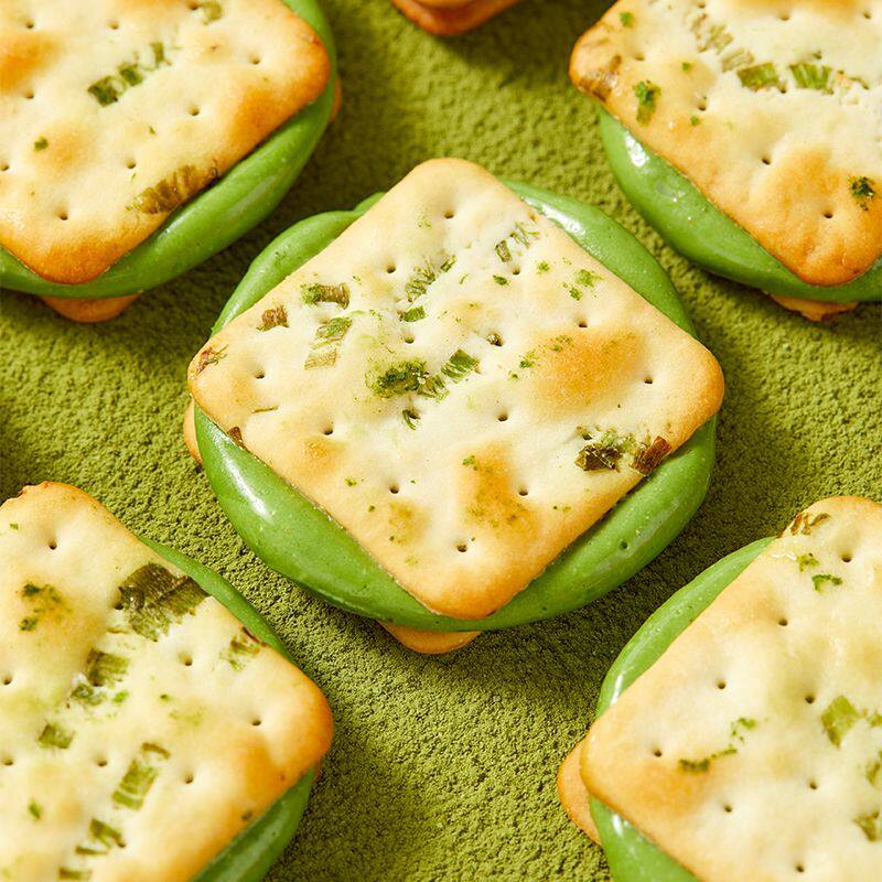 正宗台湾香葱牛轧夹心饼干十年手工独立包装休闲解馋