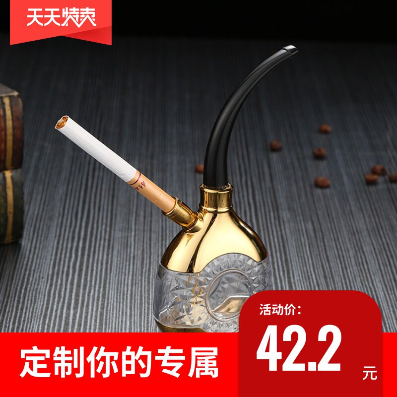 炫彩LED带灯水烟壶全套多层过滤水烟斗便携水烟袋多重过滤水烟筒|ruв категории ZIPPO/швейцарский армейский нож/очки, курить, трубы - от Buy2taobao.com для оказания профессиональной услуги покупки агента Taobao