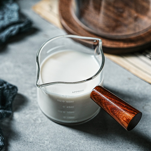 奶罐带刻度耐热咖啡杯意式浓缩