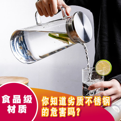 防爆家用耐热高温玻璃大容量凉白