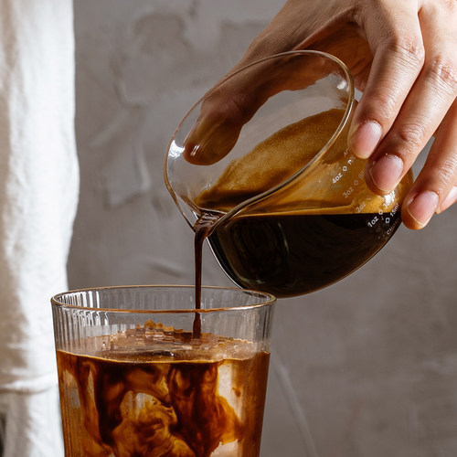 巢牧咖啡萃取接液玻璃量杯